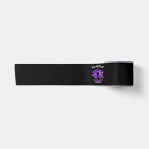 Just Breathe Cystic Fibrosis Awareness Satin Ribbon