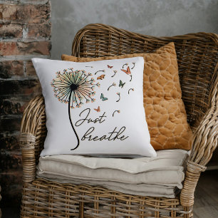 Just Breathe Dandelion Cushion