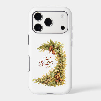 Just Breathe Forest Theme iPhone 17 pro case
