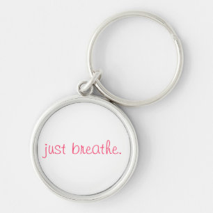 just breathe. key ring