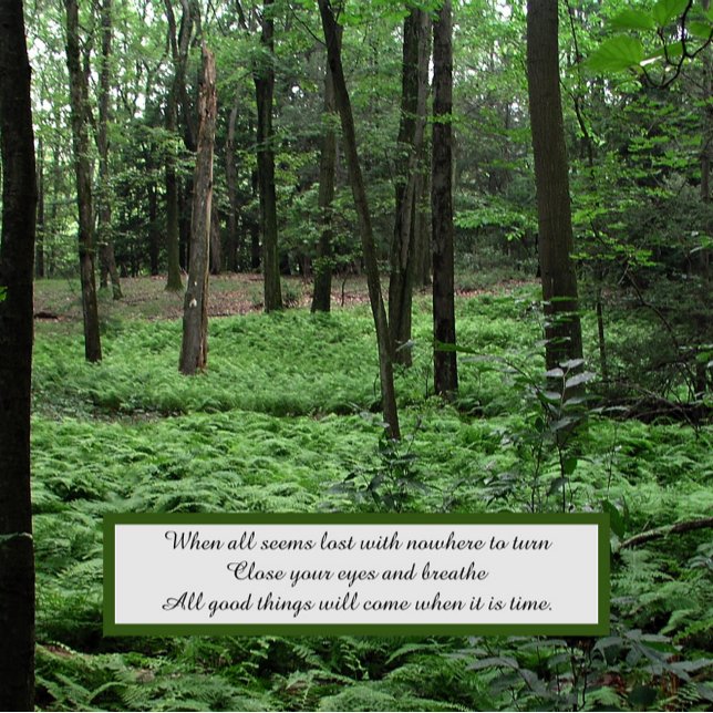 Just Breathe Mouse Pad (Creator Uploaded)