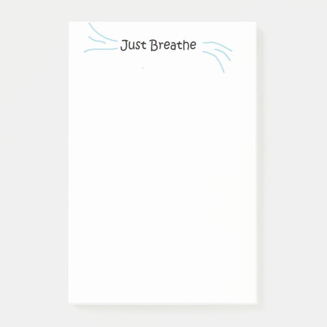 "Just Breathe" Notes (Front)