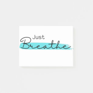 Just Breathe Post-it Notes