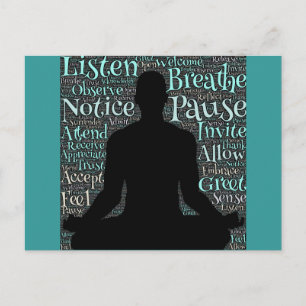 Just Breathe Postcard