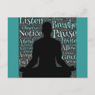 Just Breathe Postcard