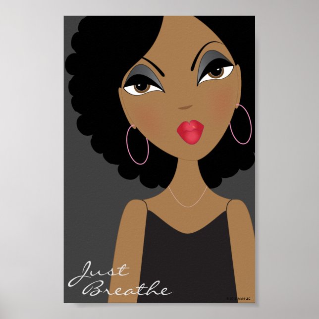 Just Breathe Poster Print (Front)