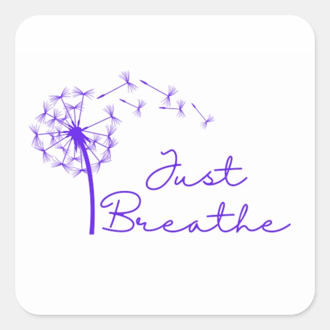 Just Breathe Sticker (Front)