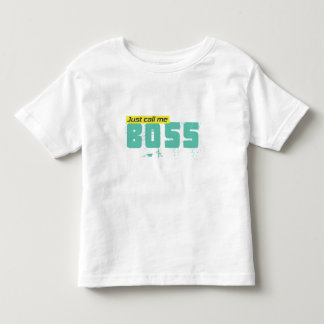 Just call me boss Toddler Fine Jersey T-Shirt