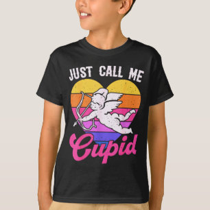 Just Call Me Cud Valentine Cute Arrow Heart Couple T-Shirt
