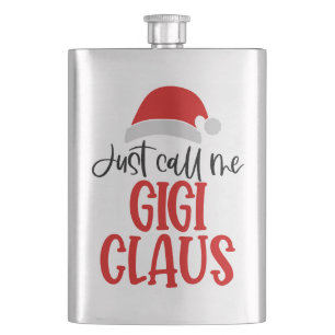 Just Call Me Gigi Claus-56374 Hip Flask