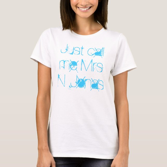 Just call me Mrs N .Jonas T-Shirt (Front)