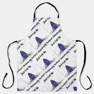 Just Call Me Statistically Inclined Bell Curve Apron