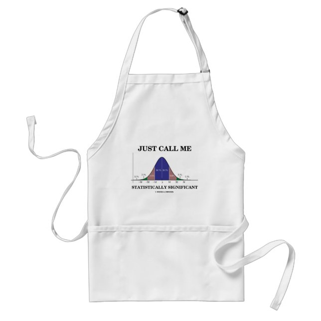 Just Call Me Statistically Significant Standard Apron (Front)