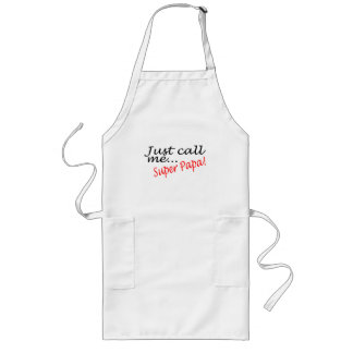 Just Call Me Super Papa Long Apron