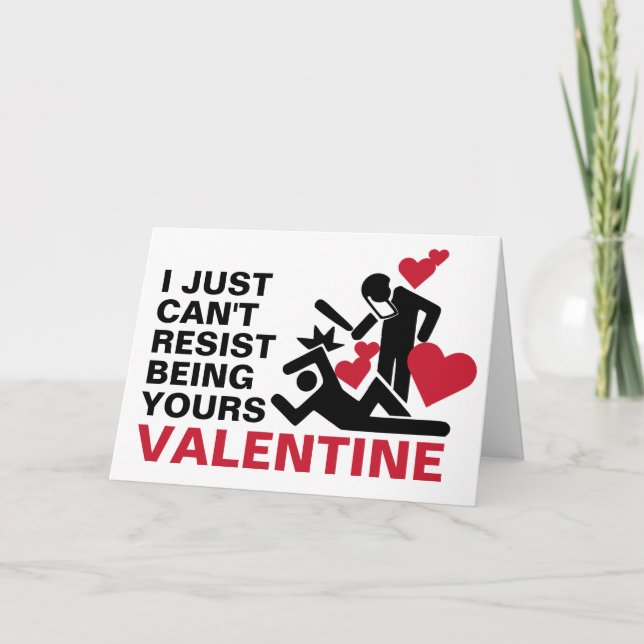 Just Can't Resist Holiday Card (Front)