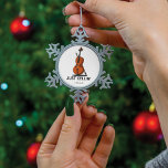Just Cellin Cellist Performance Music Personalized<br><div class="desc">This "Just Cellin" Christmas ornament makes a great gift for a cellist or as a treat for yourself for the times when you're just chilling or for any special occasion. Add a name or year of holiday by using our "Personalized" button above</div>