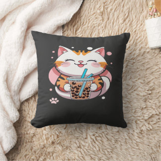 Just Chill Cat T-Shirt – Relaxing Cat Lover Graphi Cushion