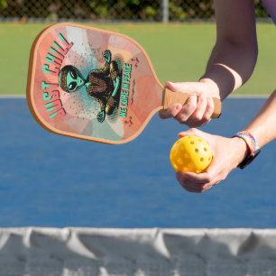 Just Chill, We Come in Peace Pickleball Paddle