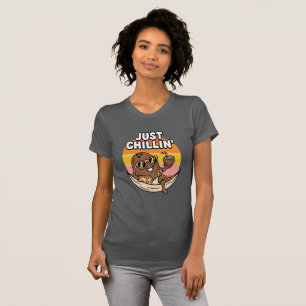 Just Chillin Coconut Shirt – Tropical Summer Tee –