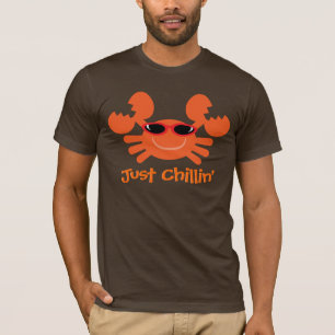 Just Chillin' Crab With Sunglasses T-Shirt