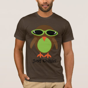 Just Chillin' Owl With Shades T-Shirt