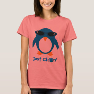 Just Chillin' Penguin With Sunglasses T-Shirt