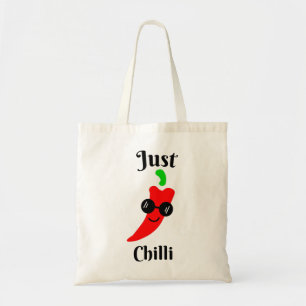 Just chilling chilli tote bag