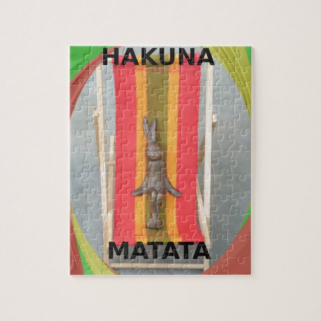 Just Chilling Hakuna Matata summer time Jigsaw Puzzle (Vertical)