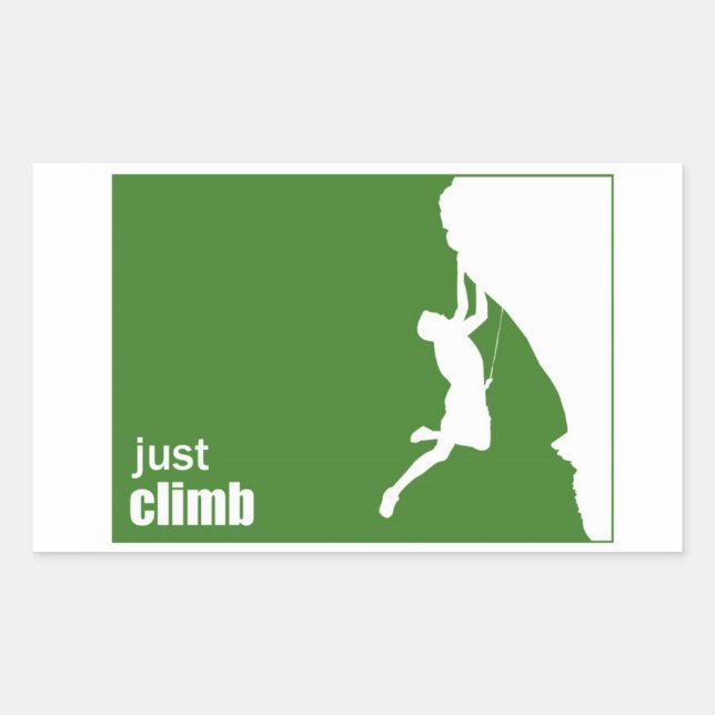 Just Climb Sticker (Front)