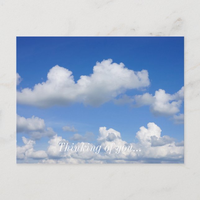 Just Clouds Postcard (Front)