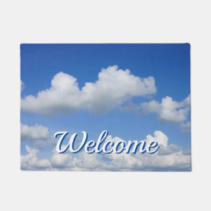 Just Clouds Welcome Doormat