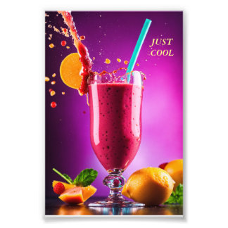 JUST COOL WITH JUICER PHOTO PRINT