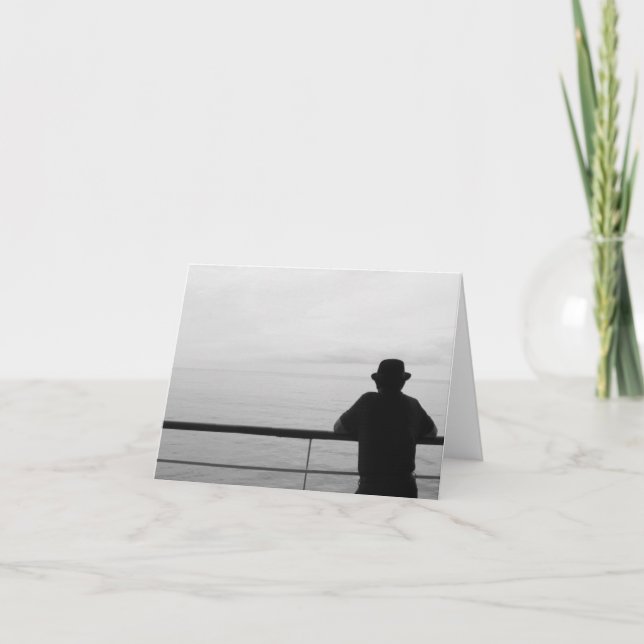 Just Cruising Greeting Card (Front)