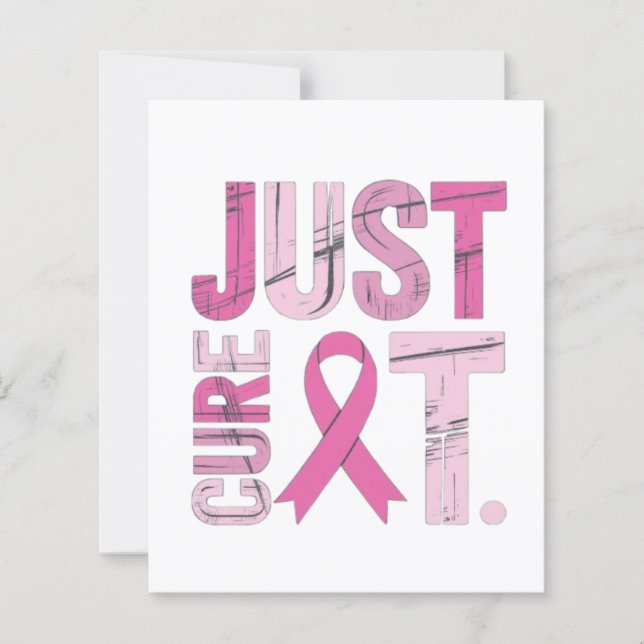 💖🎗️ Just Cure It 💪🌸 (Front)