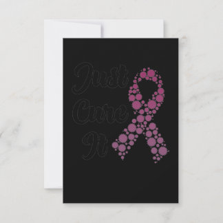 Just Cure It Breast Cancer Card
