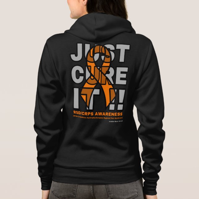 JUST CURE IT...RSD/CRPS HOODIE (Back)