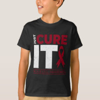 Just Cure It Sickle Cell Anaemia Scd Awareness Rib