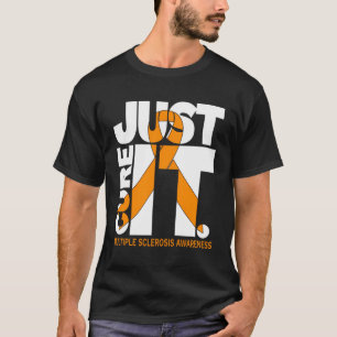Just Cure Multiple Sclerosis Shirts Ribbon Long Sl