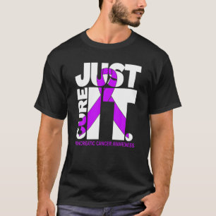 Just Cure Pancreatic Cancer Shirts Ribbon T Shirt