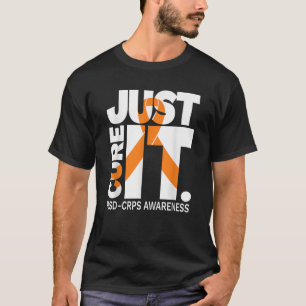 Just Cure RSD CRPS Awarenesss Ribbon white tex T-Shirt