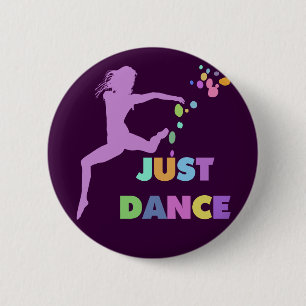 JUST DANCE 6 CM ROUND BADGE