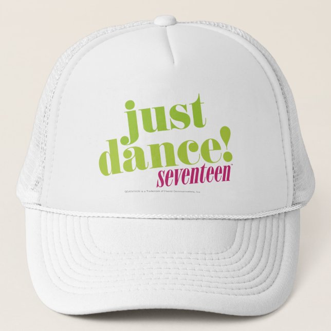 Just Dance - Green Trucker Hat (Front)