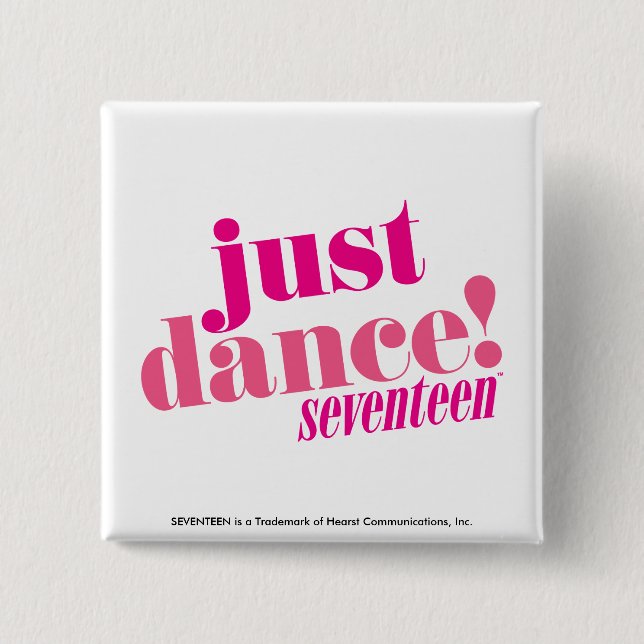 Just Dance - Pink 15 Cm Square Badge (Front)