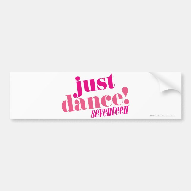 Just Dance - Pink Bumper Sticker (Front)
