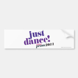 Just Dance - Purple Bumper Sticker