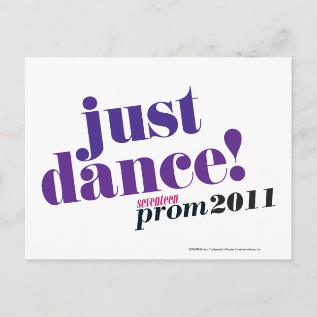 Just Dance - Purple Postcard (Front)