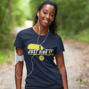 Just Dink It - Funny Pickleball Gift Tri-Blend Shirt