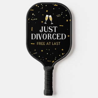 Just Divorced Divorce Party Pickleball Paddles Set