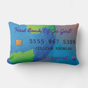 Just Divorced Funny Fab Female Joke Lumbar Cushion