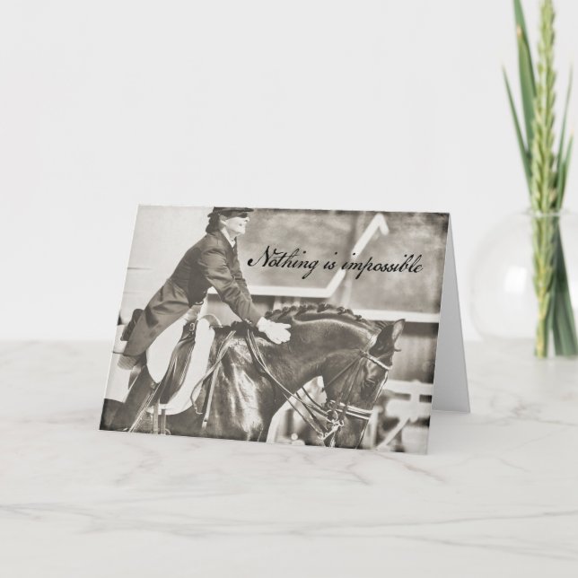 JUST DO IT Greeting Card (Front)